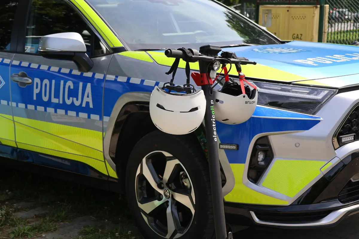 Rzeszowska policja kontroluje użytkowników hulajnóg elektrycznych