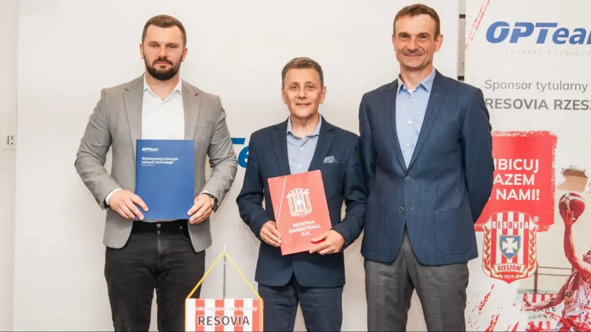 OPTeam przedłuża współpracę z Resovią Rzeszów na piąty sezon