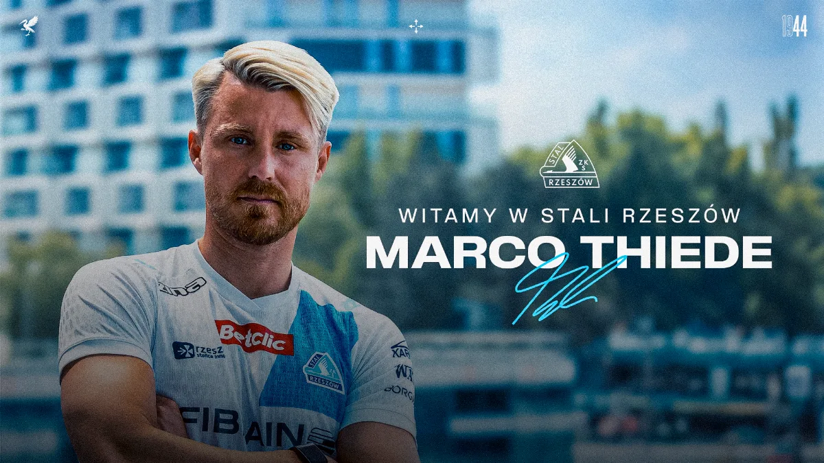 Marco Thiede dołącza do Stali Rzeszów