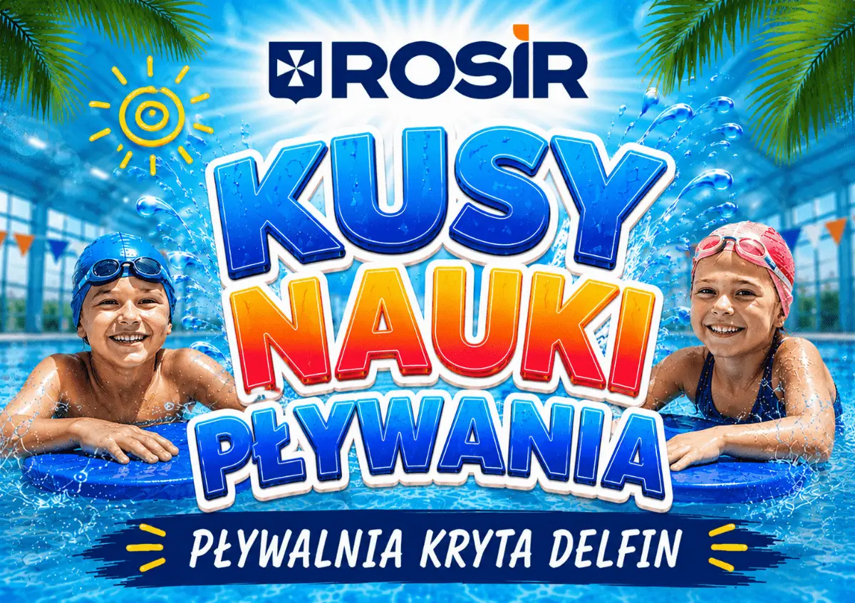 Kurs nauki pływania w pływalni Delfin - zapisy prowadzone