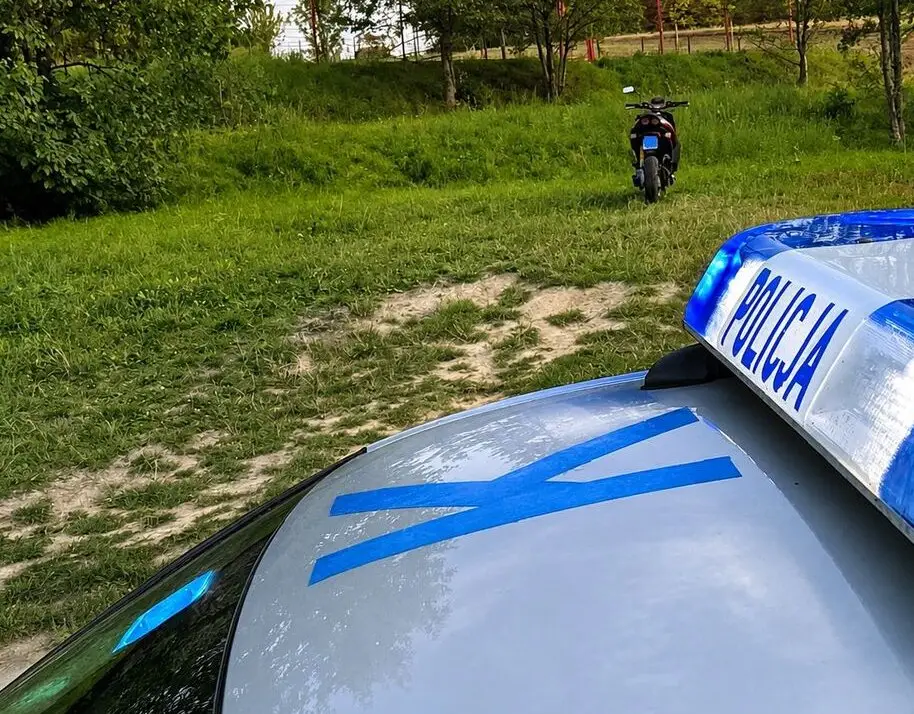 Młody kierowca motoroweru ukarany przez policję