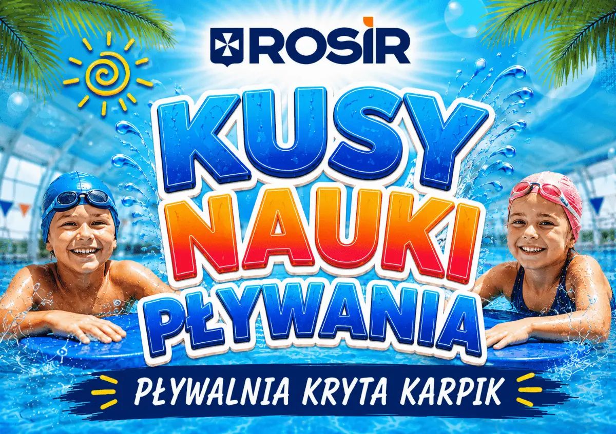 Kursy nauki pływania w Pływalni Karpik