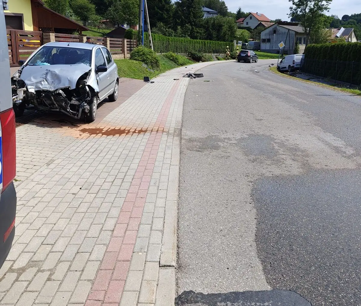 Wypadek drogowy w Lecce przed godziną 9