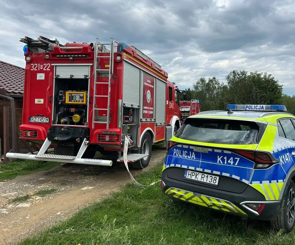 Wyjaśnienia policji w sprawie pożaru domu w Piątkowej