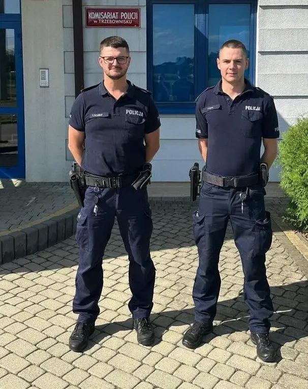Podziękowania dla funkcjonariuszy policji z Trzebowniska