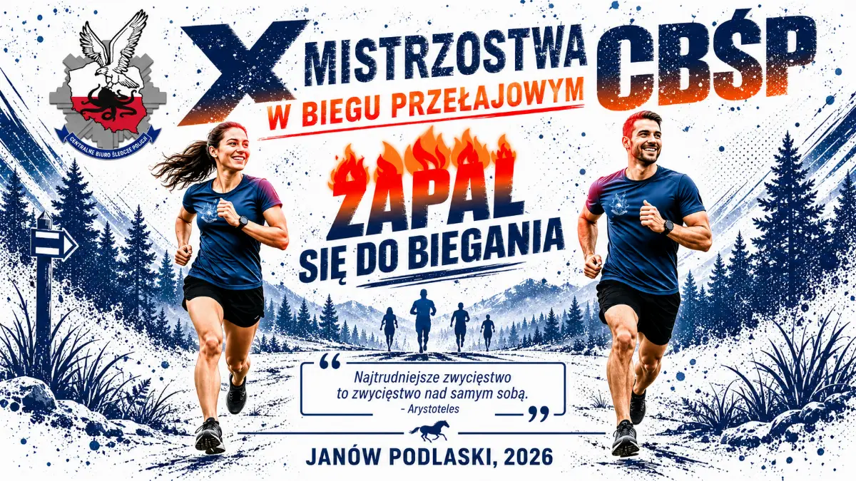X Mistrzostwa CBŚP w Biegu Przełajowym w Janowie Podlaskim