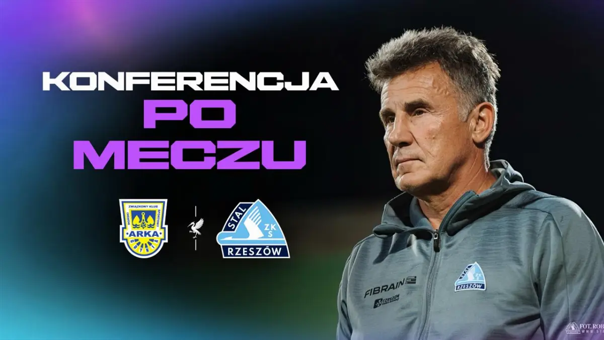 Konferencja prasowa po meczu Arka Gdynia - Stal Rzeszów
