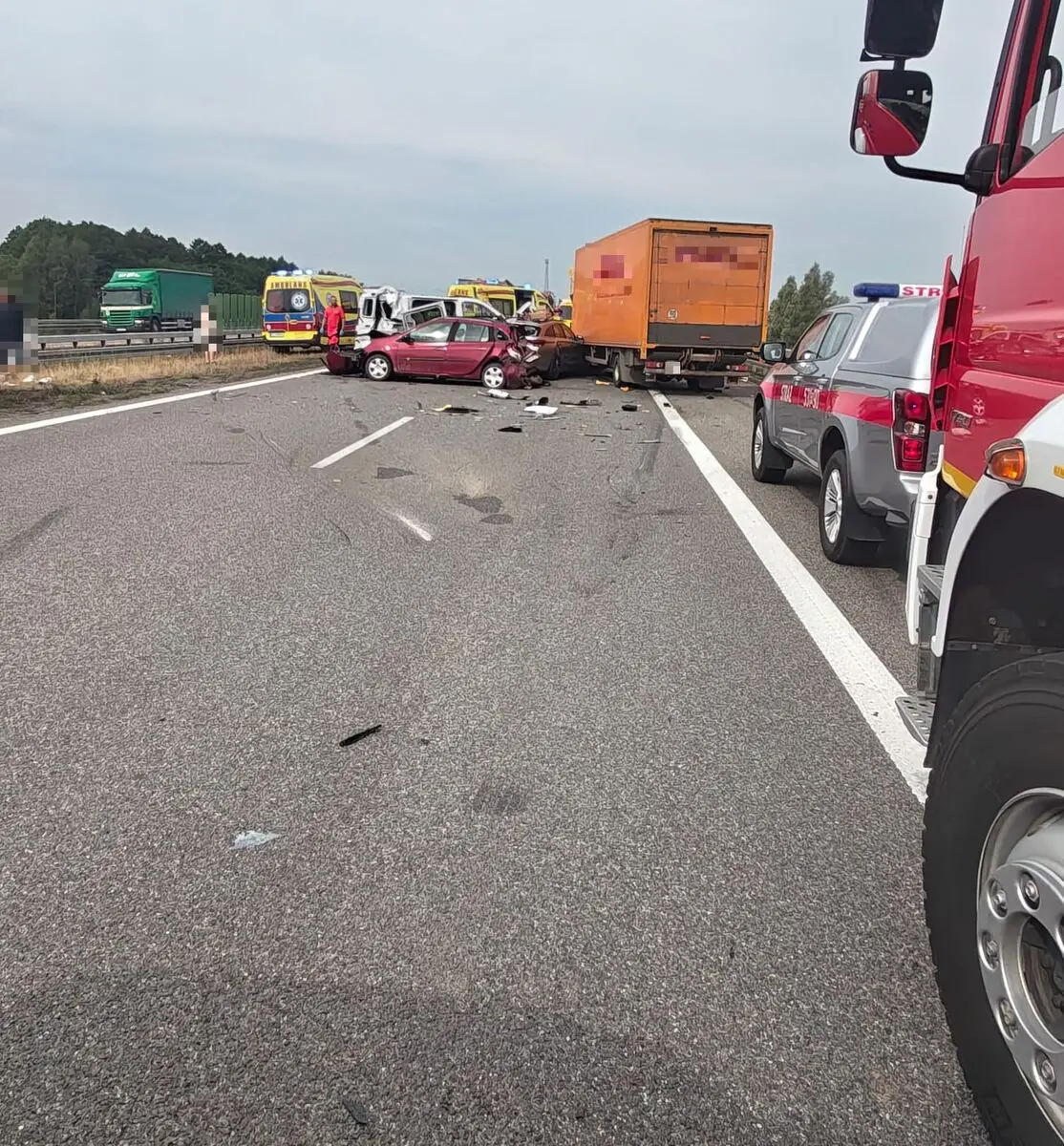 Zdarzenia drogowe na autostradzie A4 skutkujące zablokowaniem trasy w kierunku Krakowa