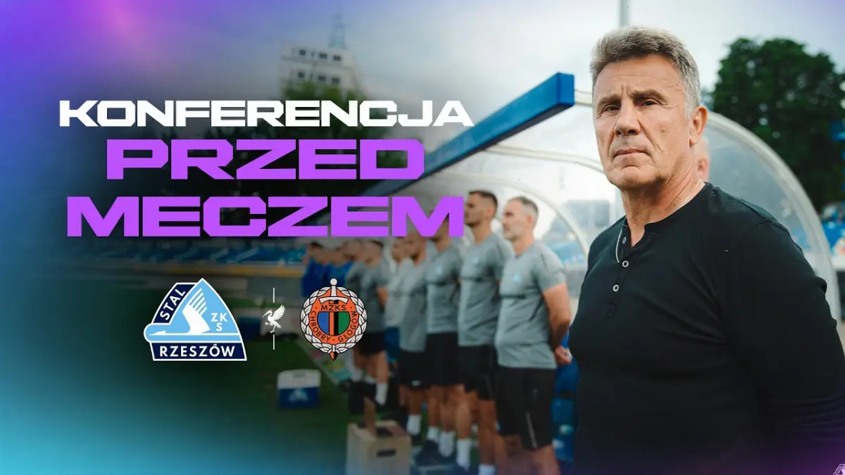 Konferencja prasowa przed meczem Stali Rzeszów z Chrobrym Głogów