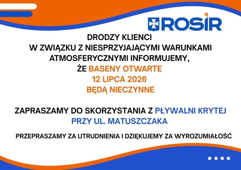 Przerwa serwisowa na stronie sklep.rosir.pl