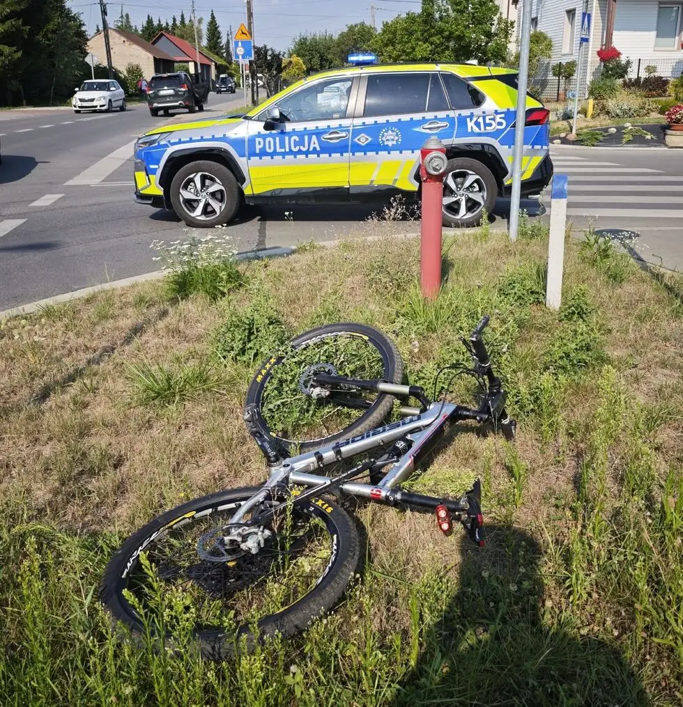 Cztery wypadki z udziałem rowerzystów w Rzeszowie i okolicach